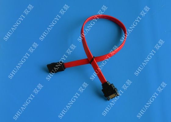 الصين 7 Pin Internal Serial ATA Data Cable Male To Female SATA Extension Data Cable المزود
