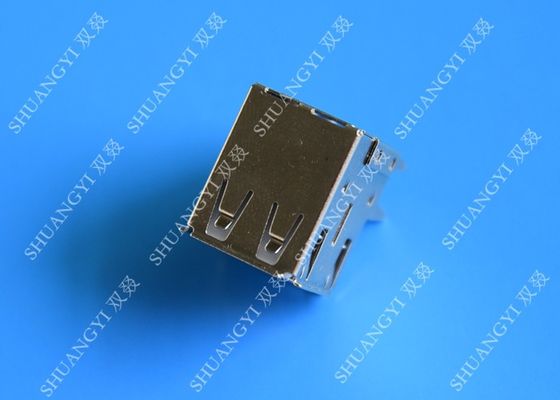الصين Type A Female USB Charging Connector , Lightweight 8 Pin Dual USB 2.0 Connector المزود