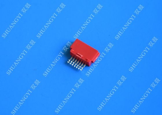 الصين Customized Red External SATA Connector Voltage 125Vac Female SMT 7 Pin المزود