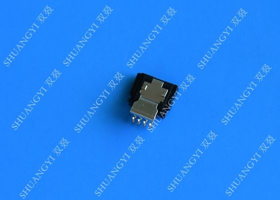 الصين Straight Micro External SATA 7 Pin Connector Solder Type 180 Degree DIP المزود