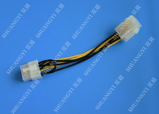 الصين Flexible Cable Harness Assembly , 6 Pin PCI Express Power Extension Cable المزود