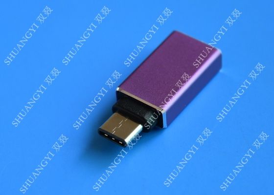 الصين MacBook Nexus 5X / 6P Type C Micro USB Purple Metal USB C to USB A 3.0 المزود
