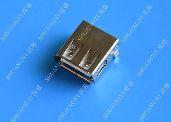 الصين Mini SMD AF Type USB Charging Connector , USB 2.0 4 Pin USB Connector المزود