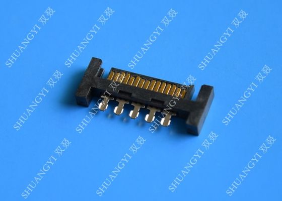 الصين PCB Slimline SATA Connector Voltage 125V AC Small Footprint Design المزود