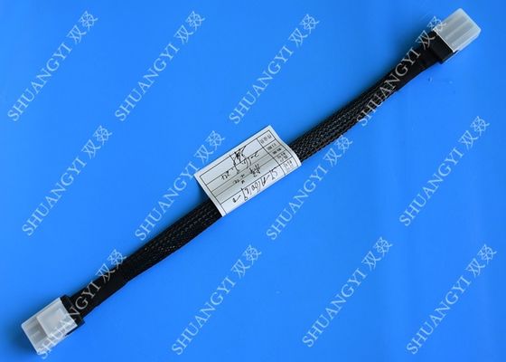 الصين SFF 8087 To SFF 8087 Serial Attached SCSI Cable , 36 Pin Mini SAS Power Cable المزود