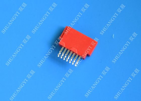 الصين Red 1.27mm ESATA Port Connector , Crimp Type Electronics Male ESATA Connector المزود