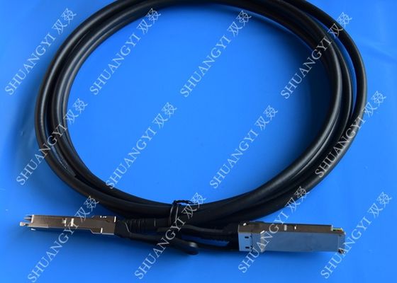 الصين 40Gb/S QSFP28 Direct - Attach Copper Serial Attached SCSI Cable For Switch 2 Meter المزود